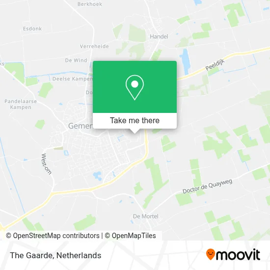 De Gaarde map