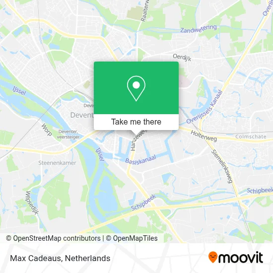 Max Cadeaus map