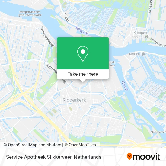 Service Apotheek Slikkerveer map
