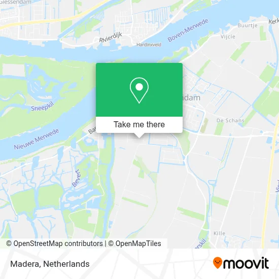 Madera map