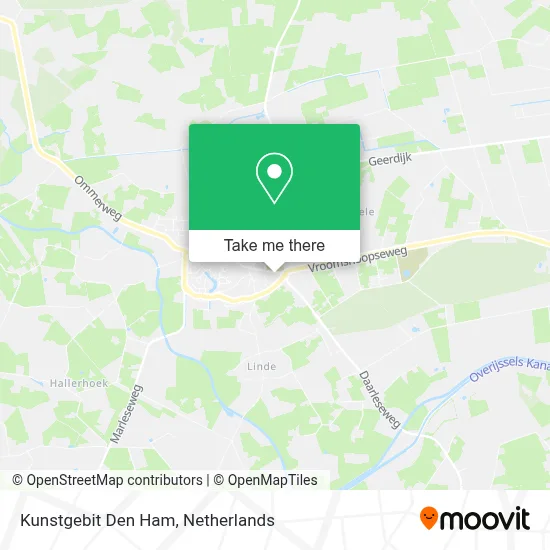 Kunstgebit Den Ham map