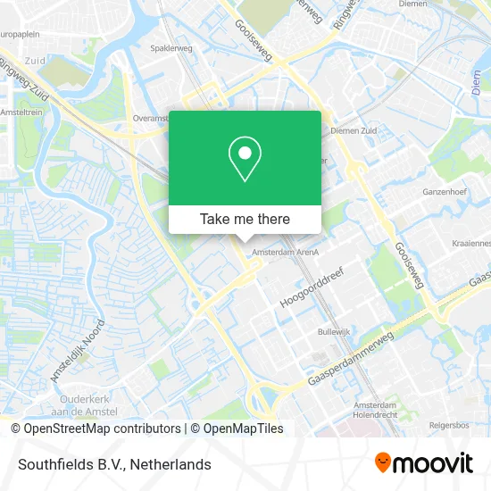 Southfields B.V. map