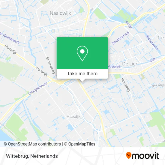 Wittebrug map