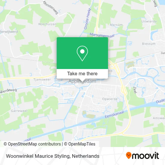 Woonwinkel Maurice Styling map