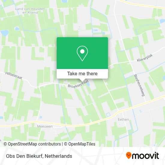 Obs Den Biekurf map