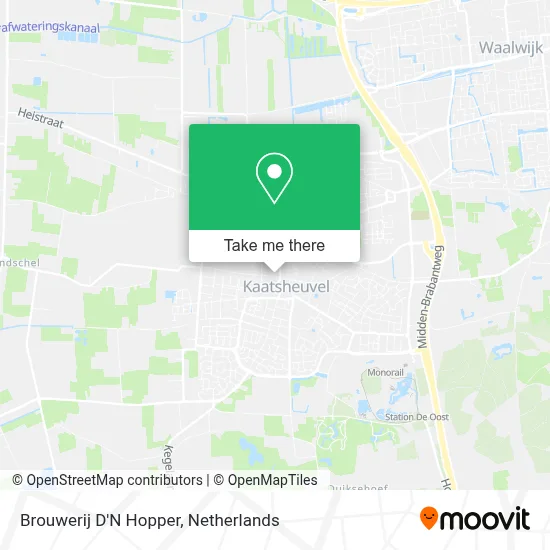 Brouwerij D'N Hopper Karte