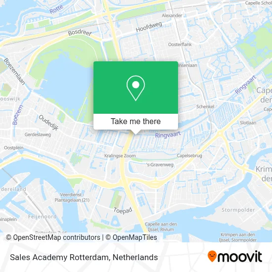 Sales Academy Rotterdam map