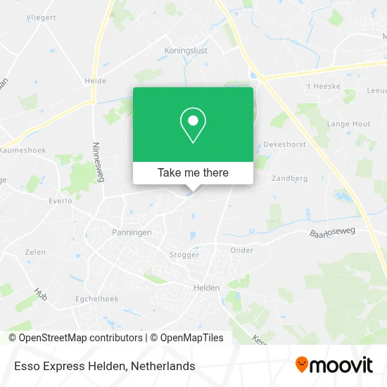 Esso Express Helden map