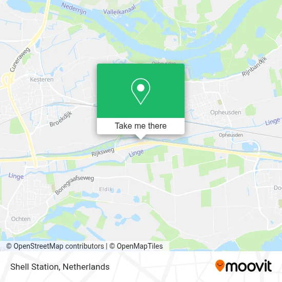 Shell Station map
