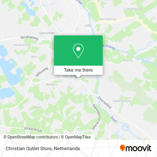 Christian Outlet Store Karte