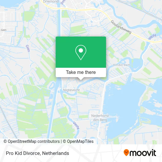 Pro Kid Divorce map