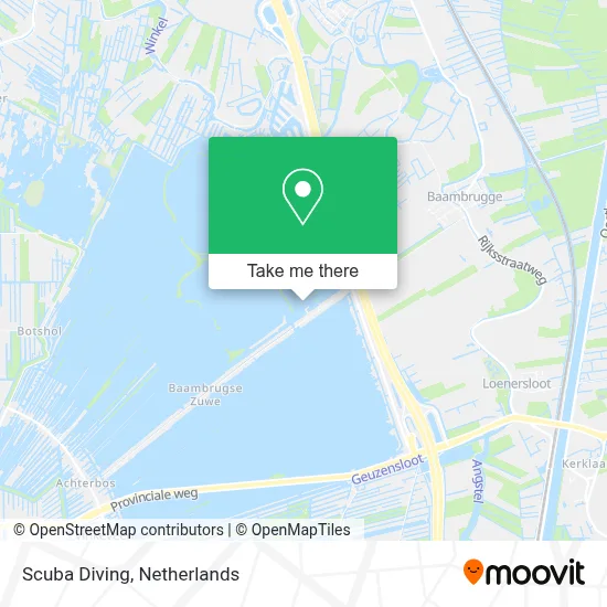 Scuba Diving map