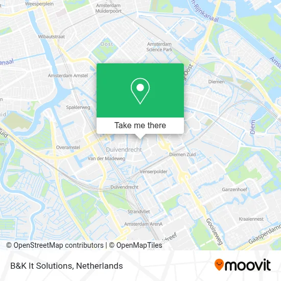B&K It Solutions map