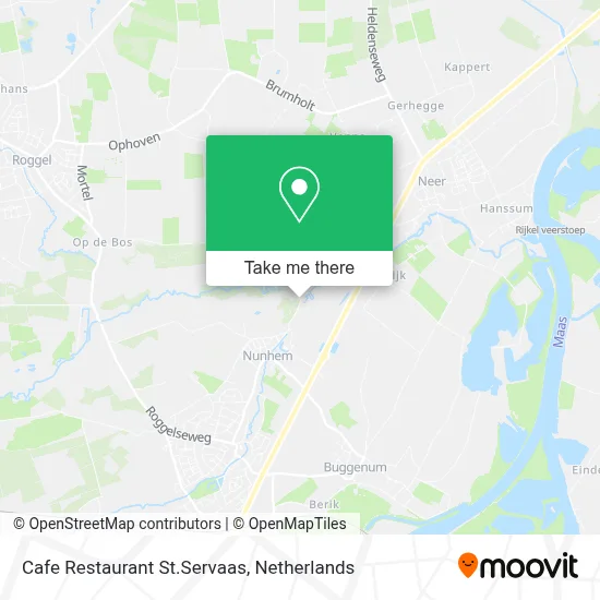 Cafe Restaurant St.Servaas map