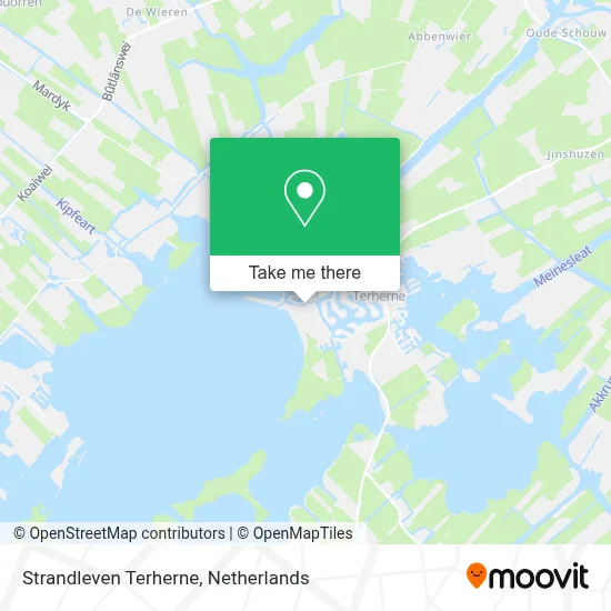Strandleven Terherne map