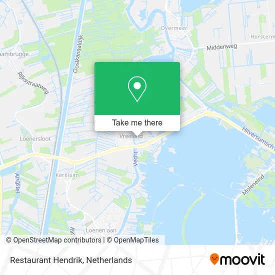 Restaurant Hendrik map