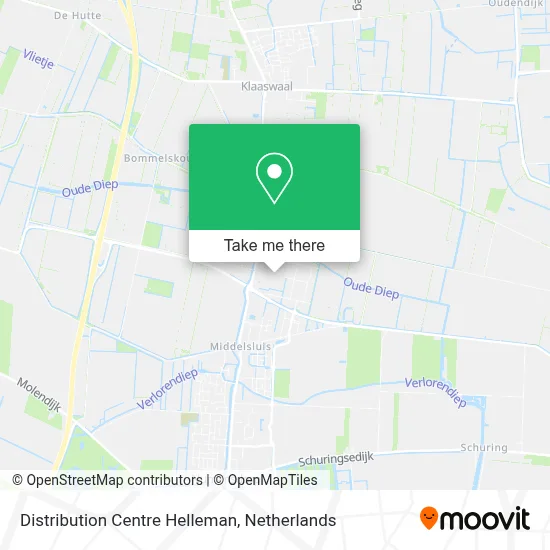 Distribution Centre Helleman map