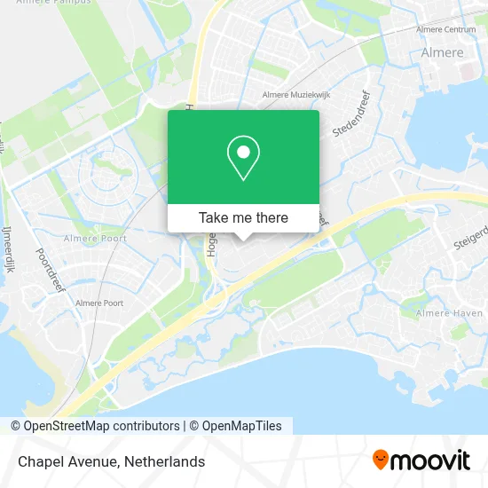 Chapel Avenue map