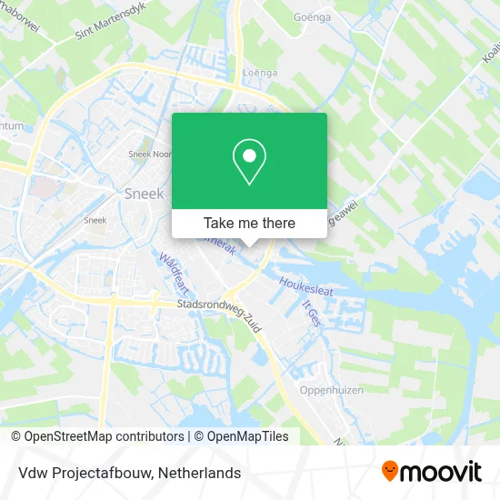 Vdw Projectafbouw map