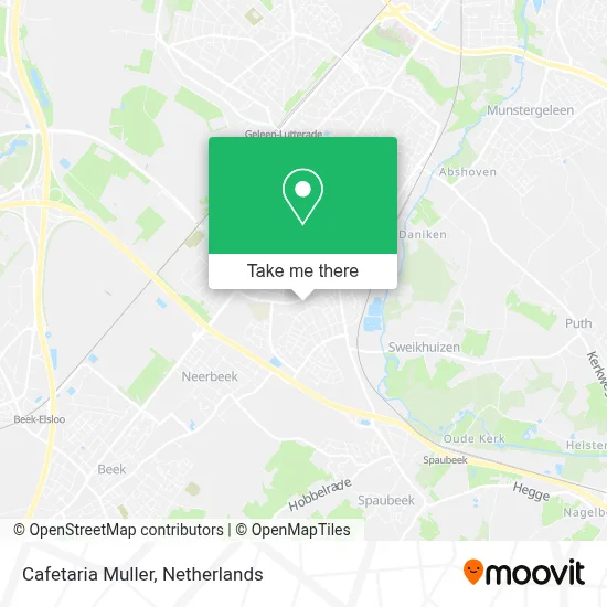 Cafetaria Muller map