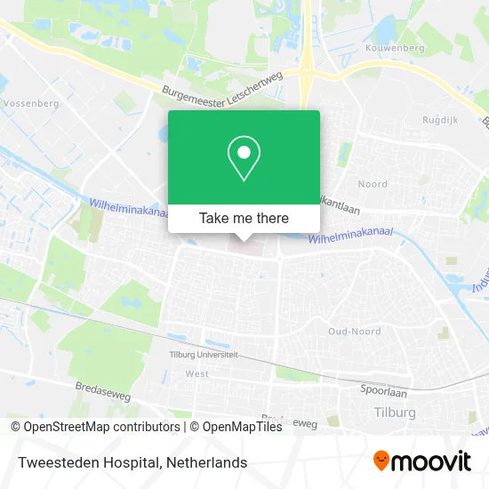 Tweesteden Hospital map