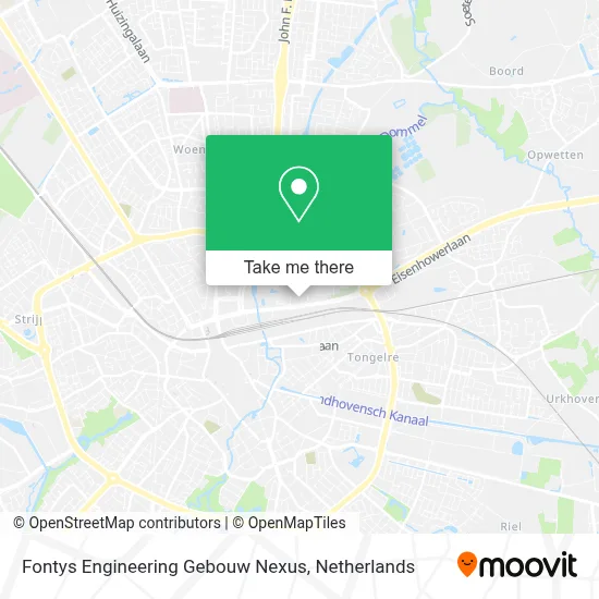 Fontys Engineering Gebouw Nexus map