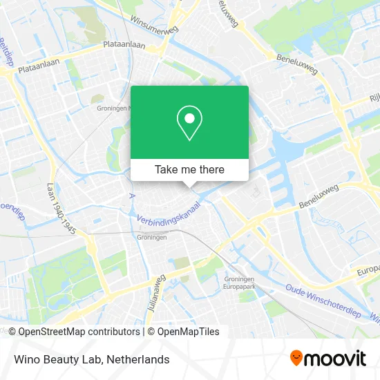 Wino Beauty Lab map
