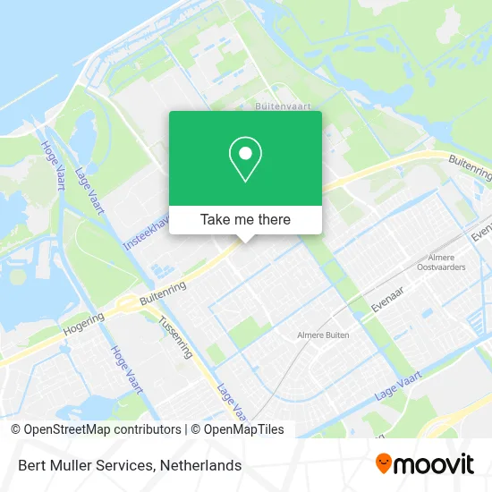 Bert Muller Services map