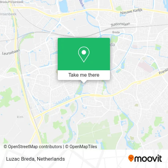 Luzac Breda map