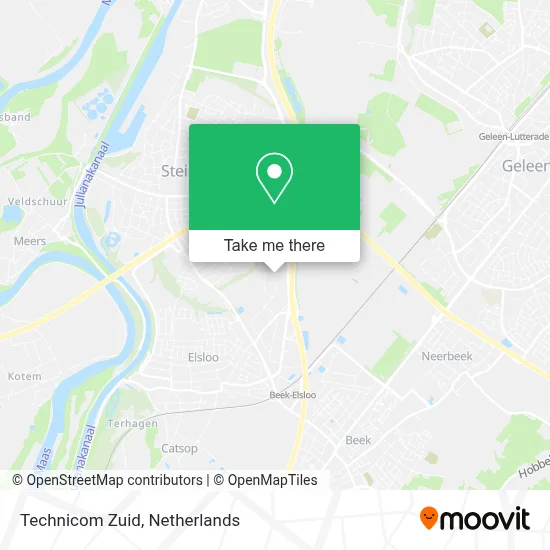 Technicom Zuid map