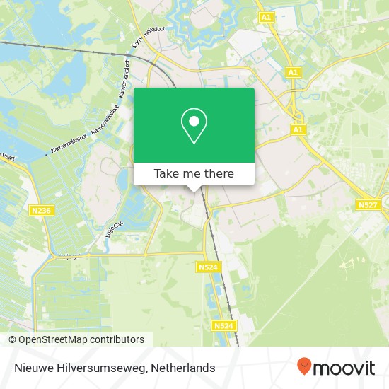 Nieuwe Hilversumseweg map