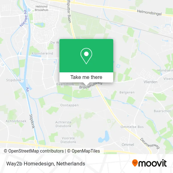 Way2b Homedesign map