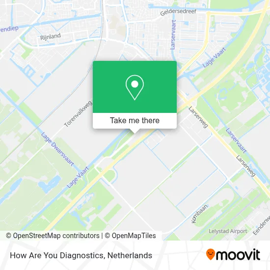 How Are You Diagnostics map