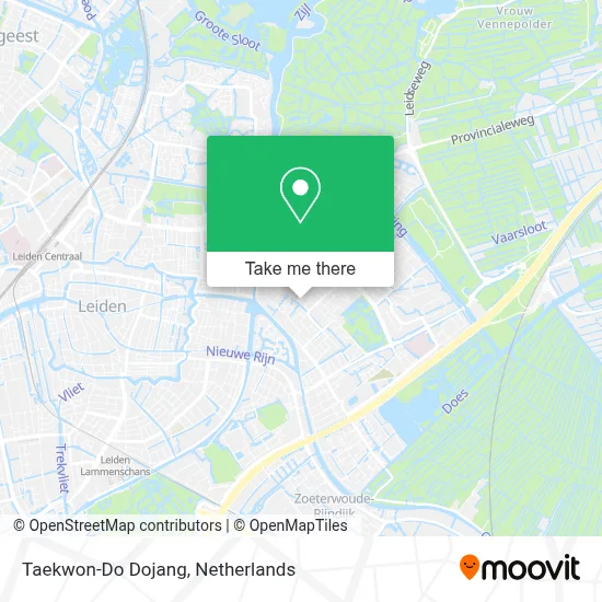 Taekwon-Do Dojang map