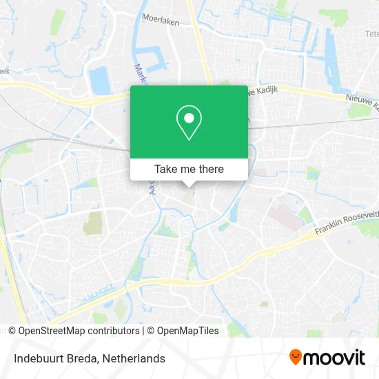 Indebuurt Breda map