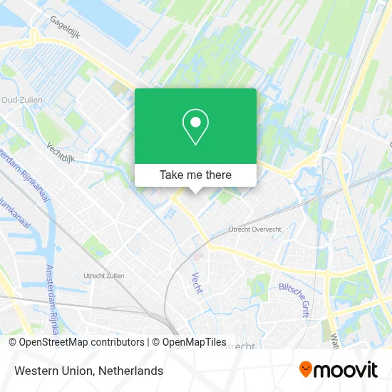 Western Union map