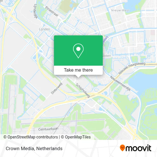 Crown Media map