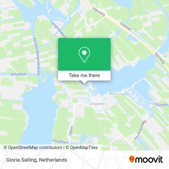 Gloria Sailing map