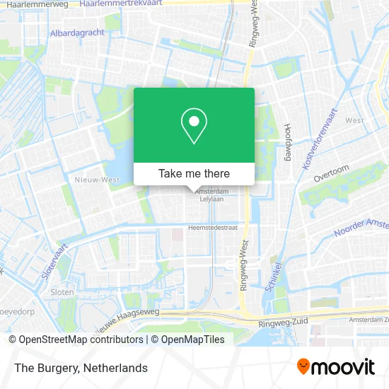 The Burgery map