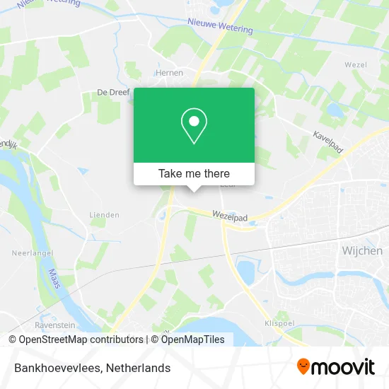 Bankhoevevlees map