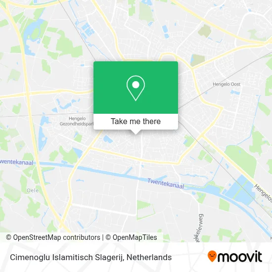 Cimenoglu Islamitisch Slagerij Karte