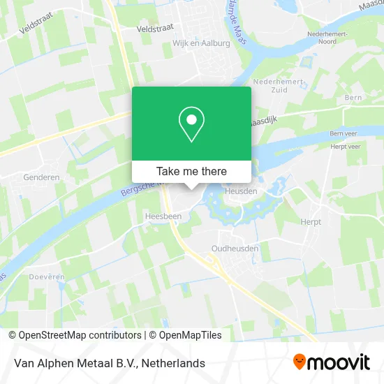 Van Alphen Metaal B.V. map