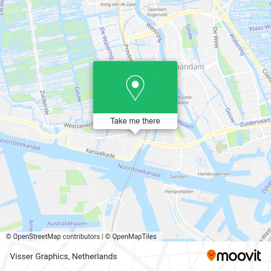 Visser Graphics map