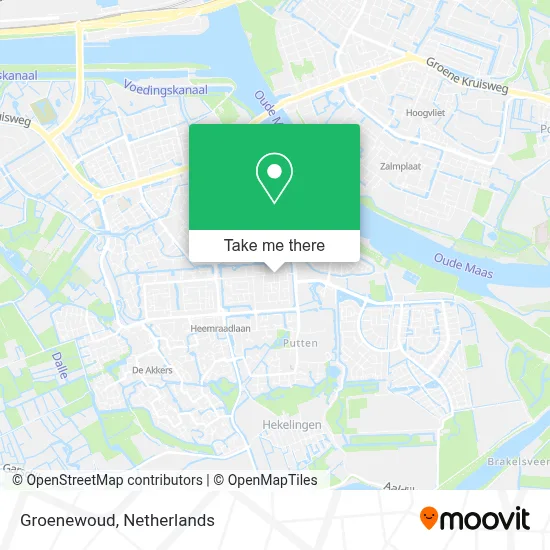 Groenewoud map