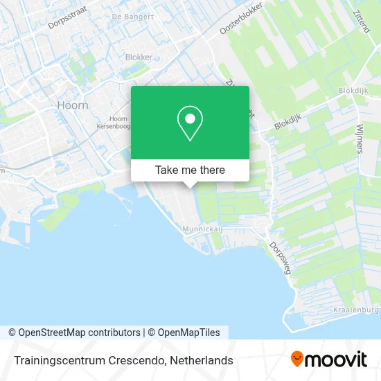 Trainingscentrum Crescendo map