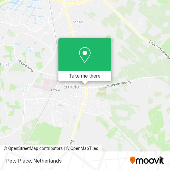 Pets Place map