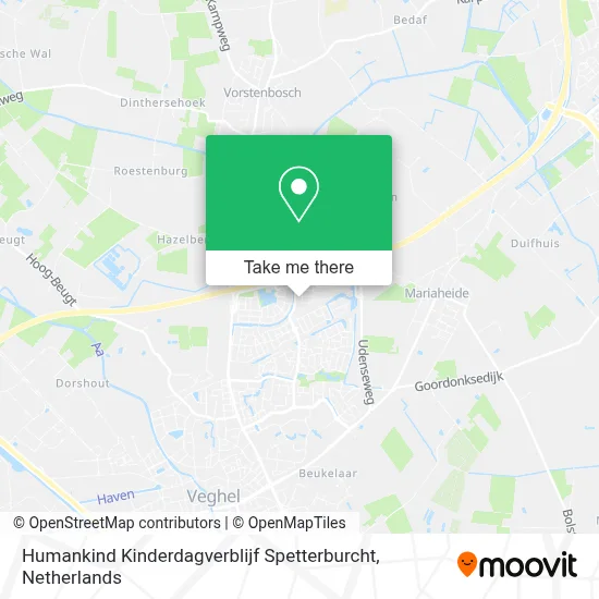 Humankind Kinderdagverblijf Spetterburcht map