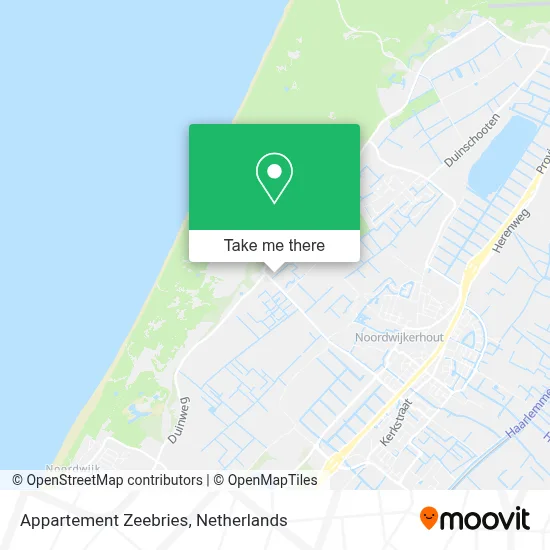 Appartement Zeebries map