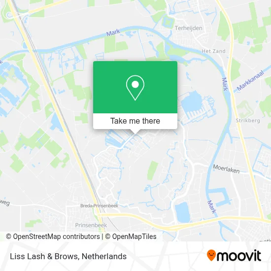 Liss Lash & Brows map