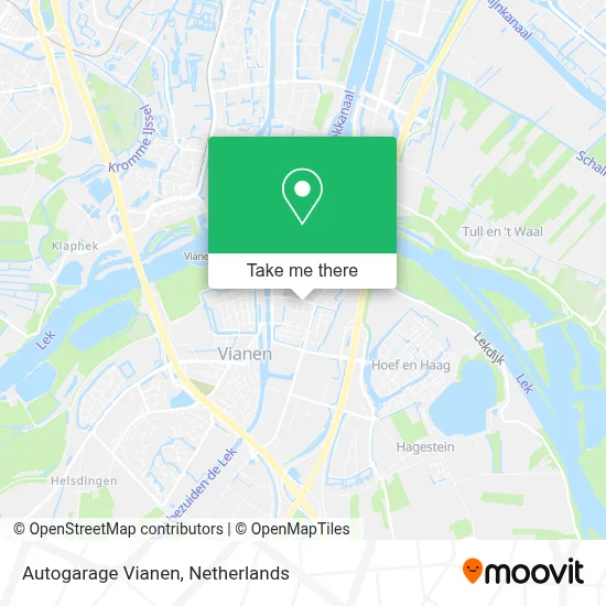 Autogarage Vianen map